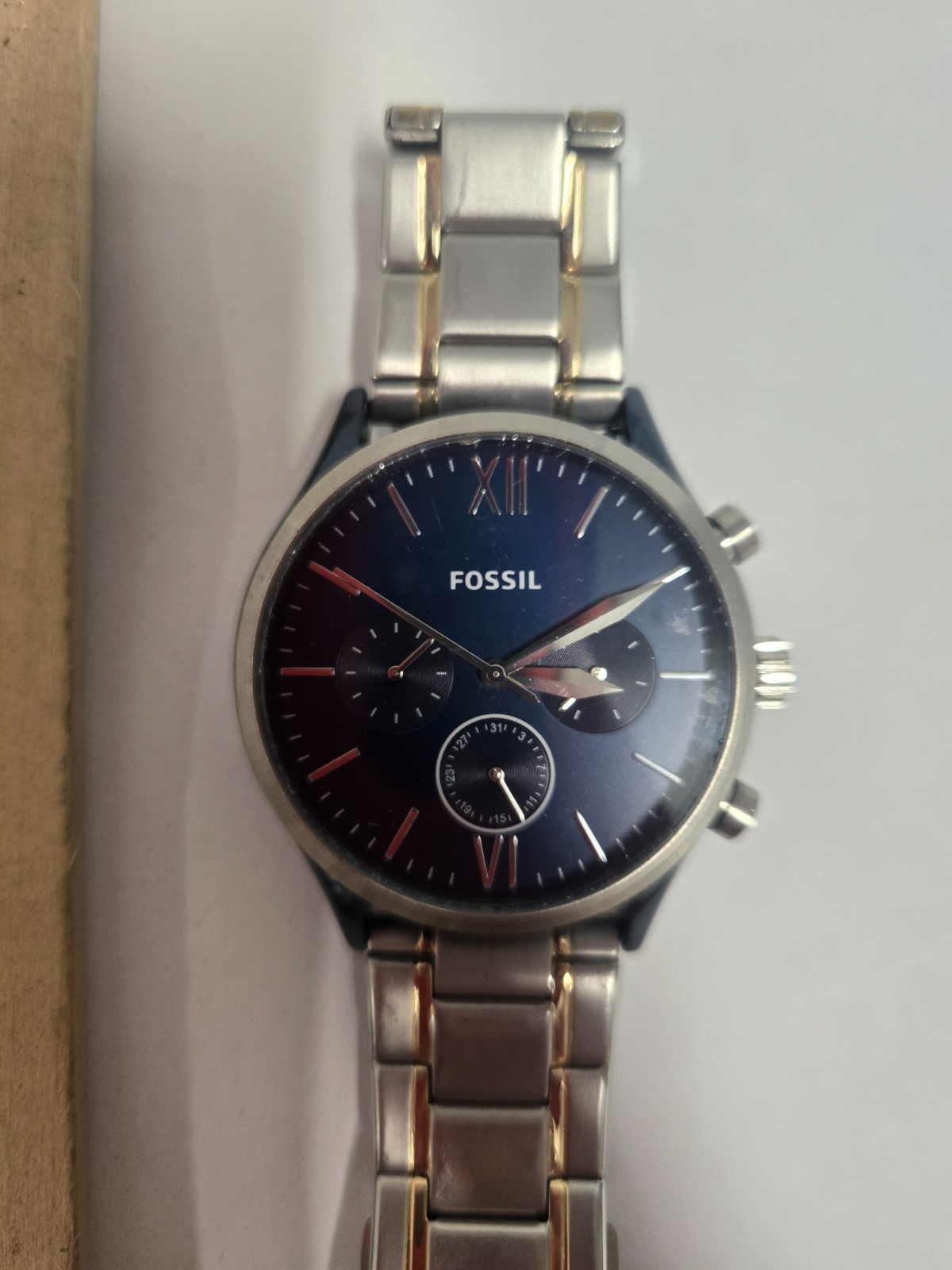 watch, fossil, undated, fresh battery, day function doesn’t work