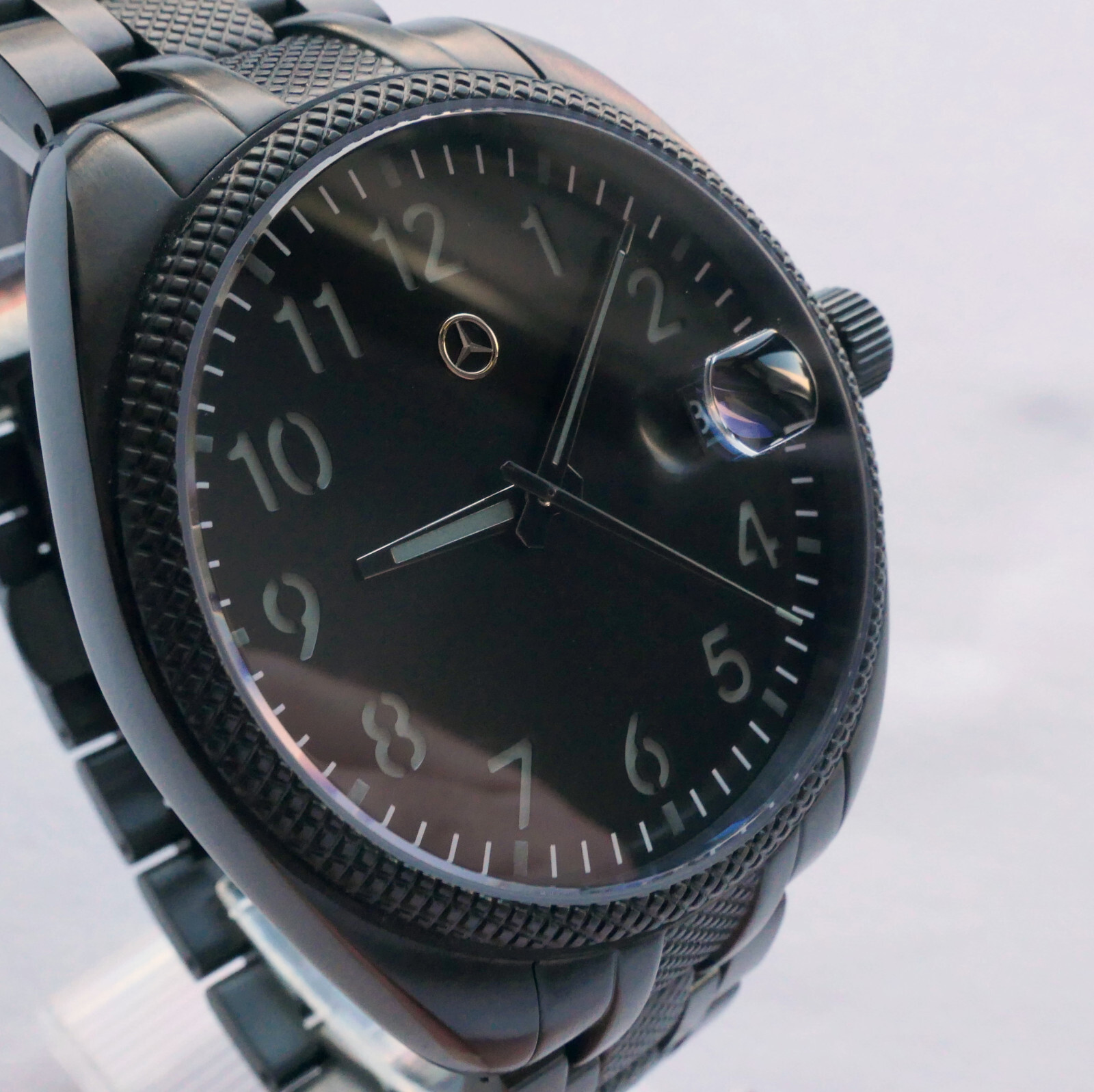 Mercedes Benz Classic AMG Motorsport Racing Black Design Car Accessory Watch