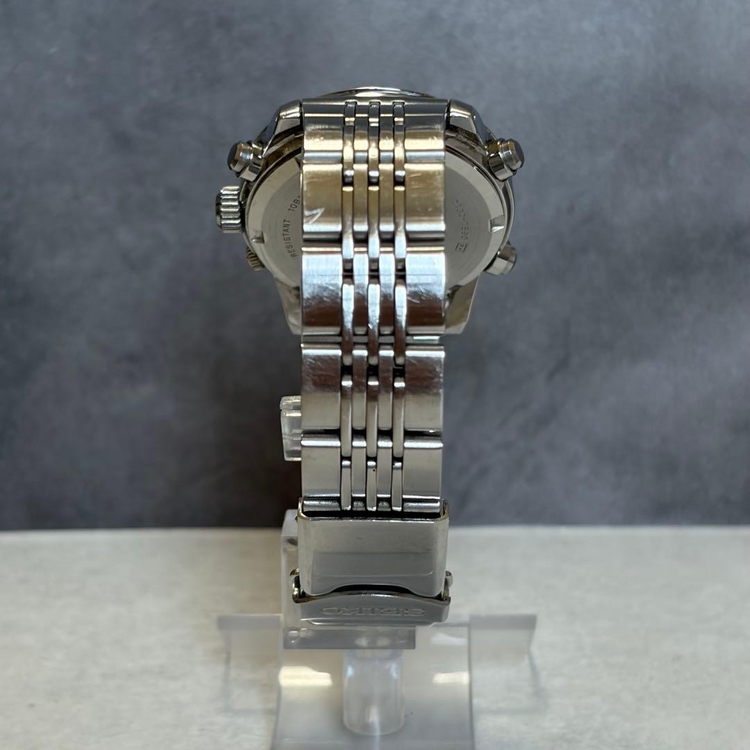 SEIKO SUS 7T32-7E90 chronograph wristwatch working condition