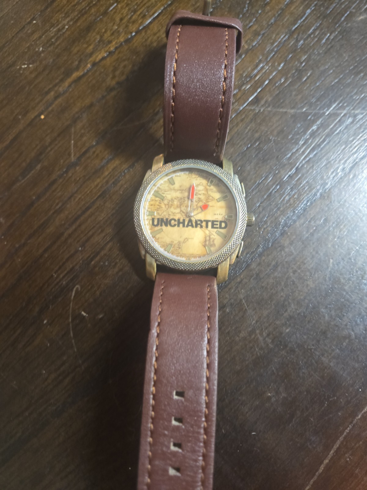 UNCHARTED 4-A THIEF’S END WRIST WATCH BROWN LEATHER BAND