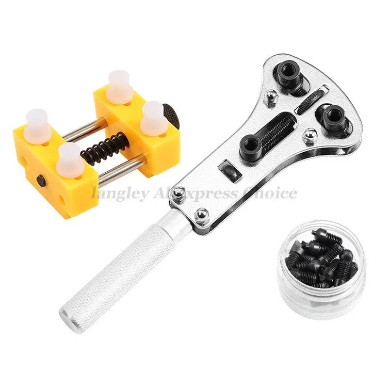 Watch Band Back Case Opener Fixer Repair Tool Kit Battery Screw Cover Remover
