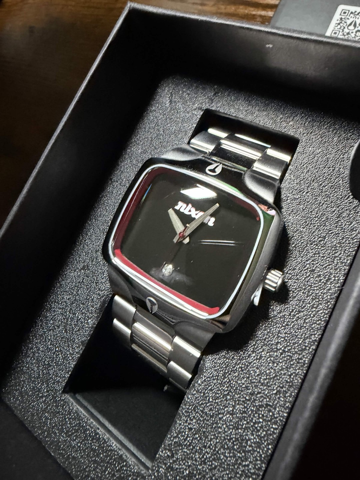 Nixon The Player – 25th Anniversary Edition (Silver/Red)
