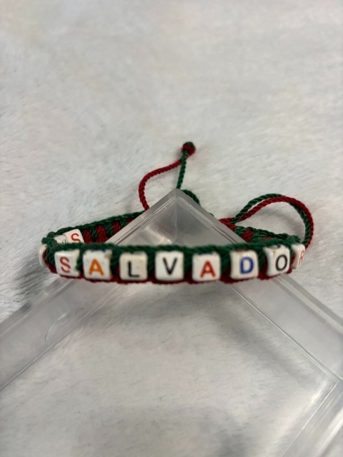 Hand-made SAN SALVADOR/EL SALVADOR BRACELET souvenir/keepsake