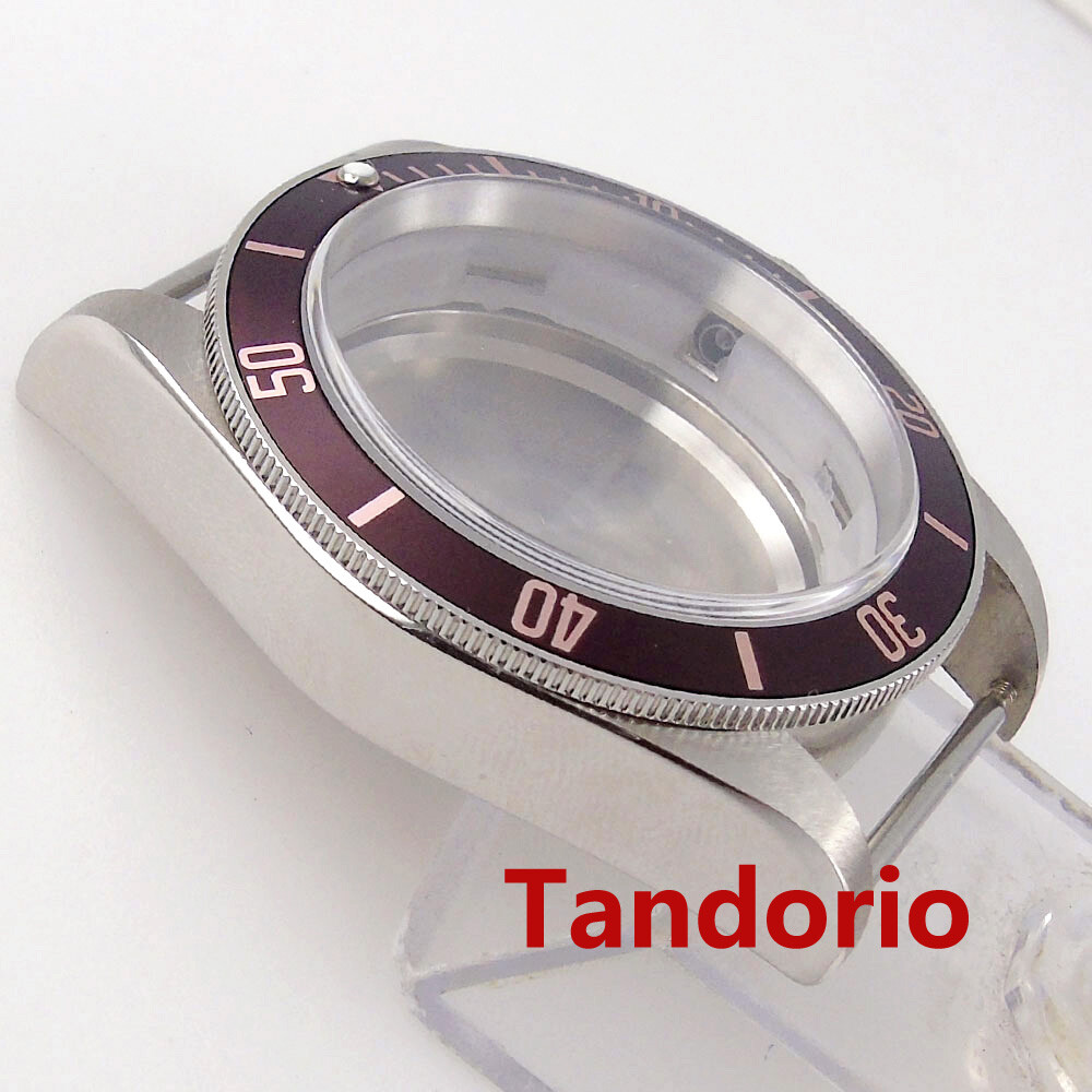 Fit NH35 NH36 ETA 2824 PT5000 ST2130 40mm Sterile Watch Case Sapphire Glass