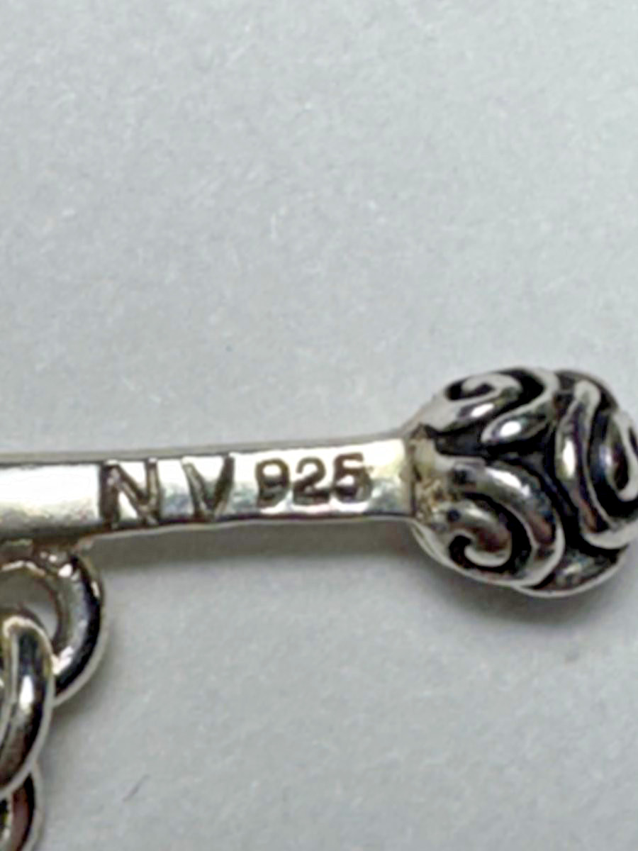 Sterling Silver 925 Indonesia Filigree Scroll Link Necklace