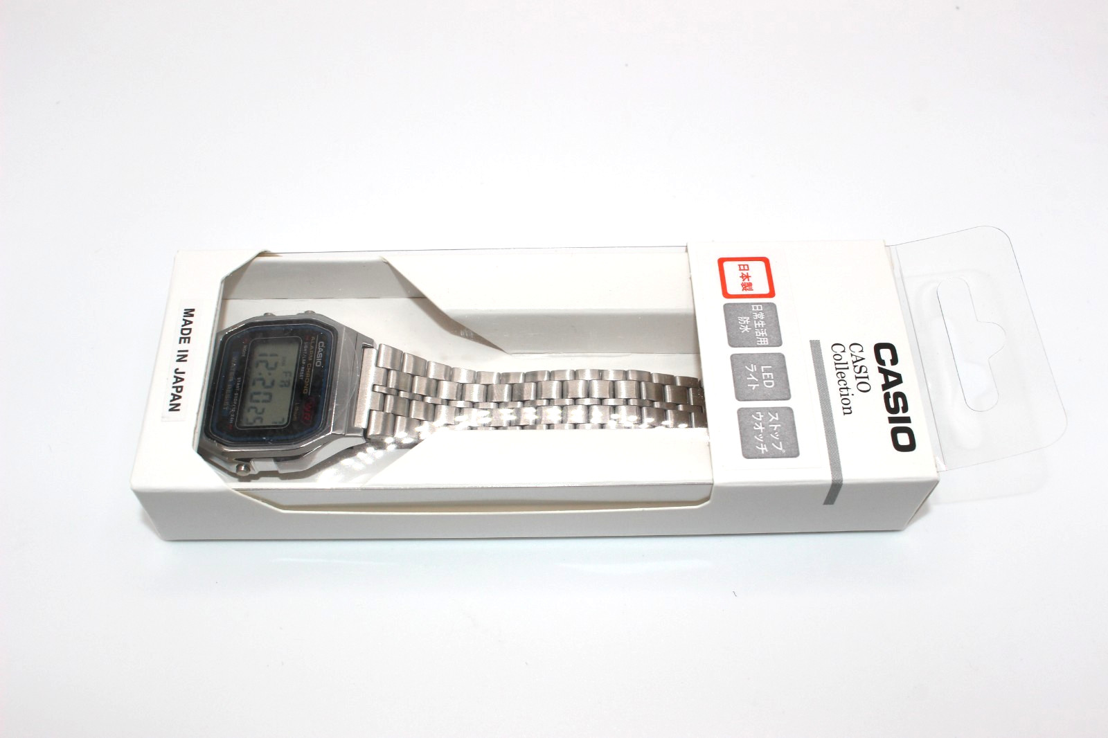 CASIO Collection A159WA-N1JH Men’s Digital Watch Resin Black Dial MADE IN JAPAN