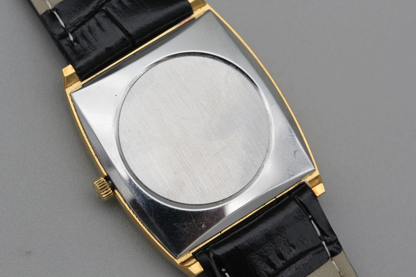 [Near MINT / Box] Omega De Ville Cal.711 Square Gold Roman Automatic Men’s Watch