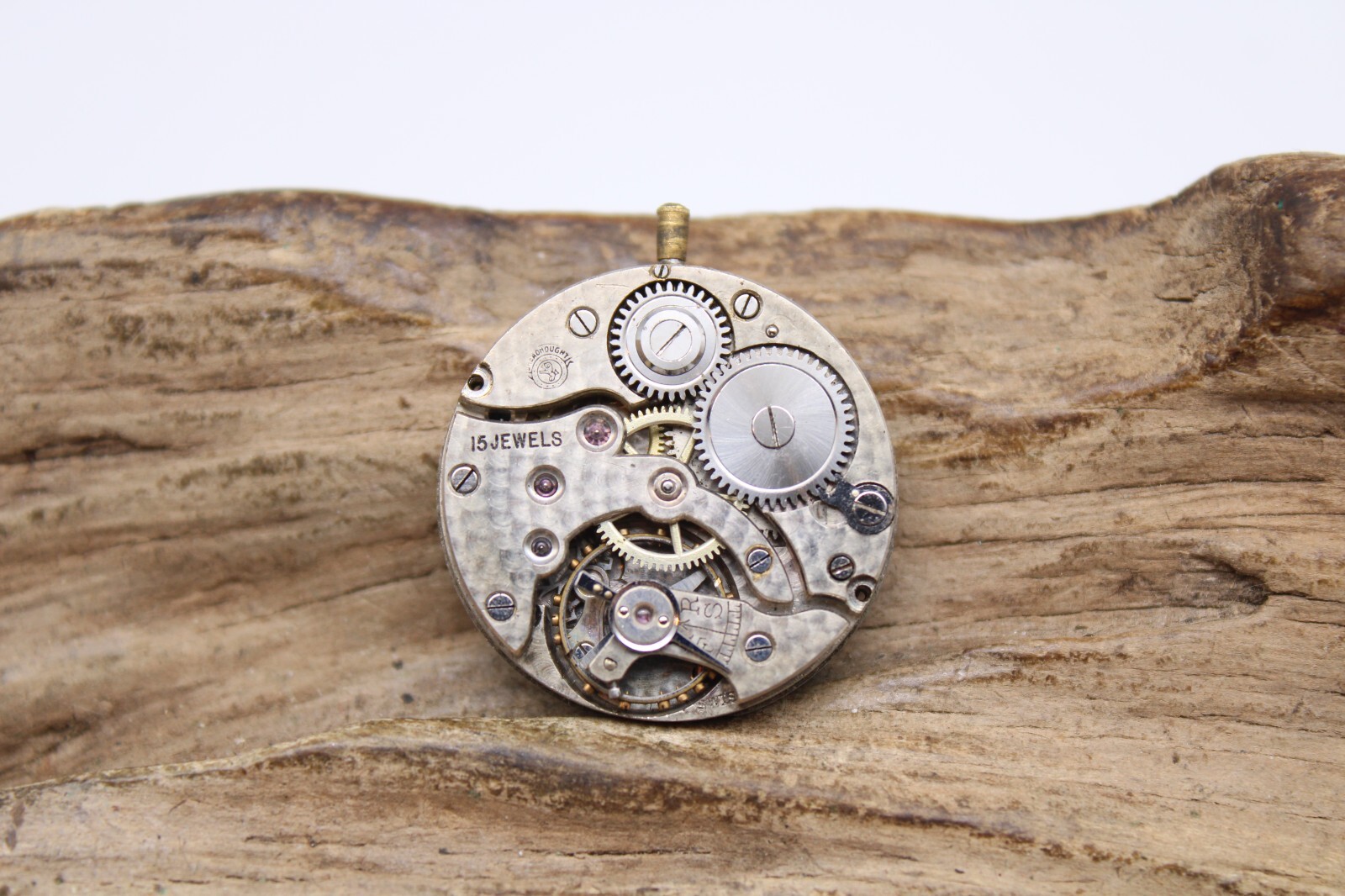 SWISS POCKET WATCH MOVEMENT 15j 24.7mm FOR REPAIR (FA2)