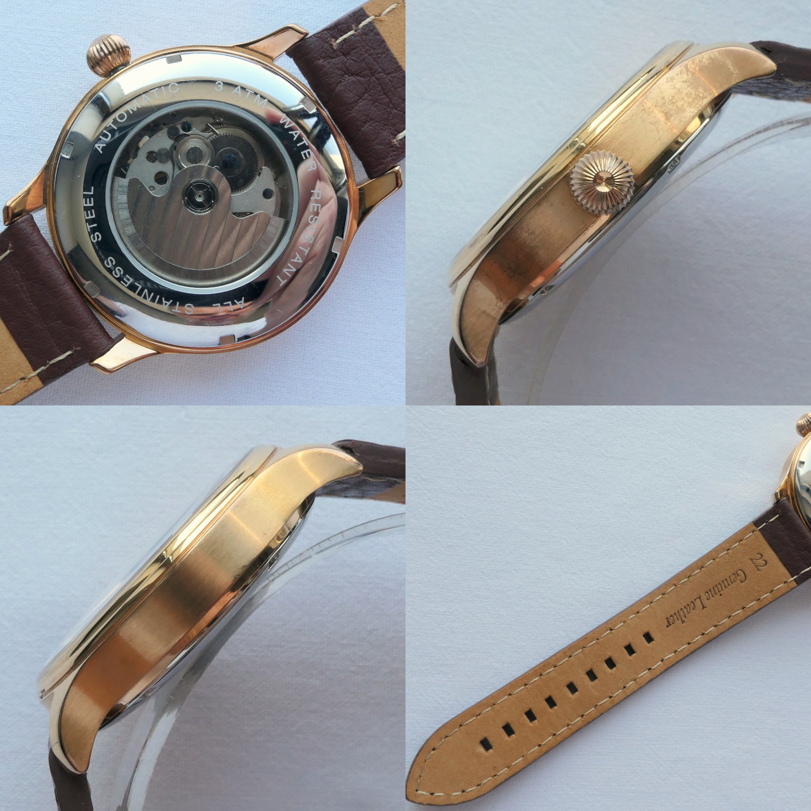 Mercedes Benz Classic Dual Time Zone Design Car Accessory GMT Automatic Watch
