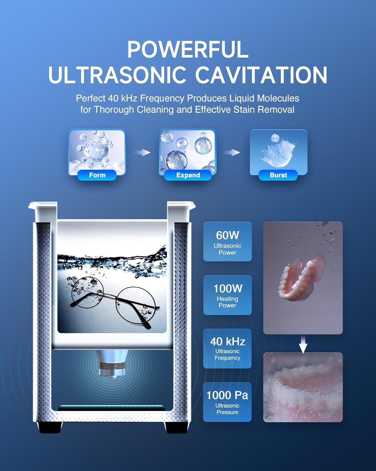 Professional Ultrasonic Cleaning Machine – 2L with Heater & Timer Function