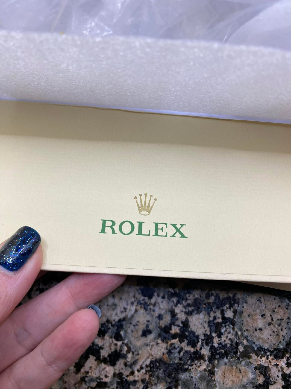 Rolex Outer Box Only Cream/White for Watch Box