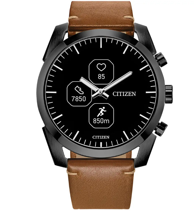 Citizen CZ Smart Hybrid Gen 2 JX2017-05E Men’s Leather Strap Smartwatch