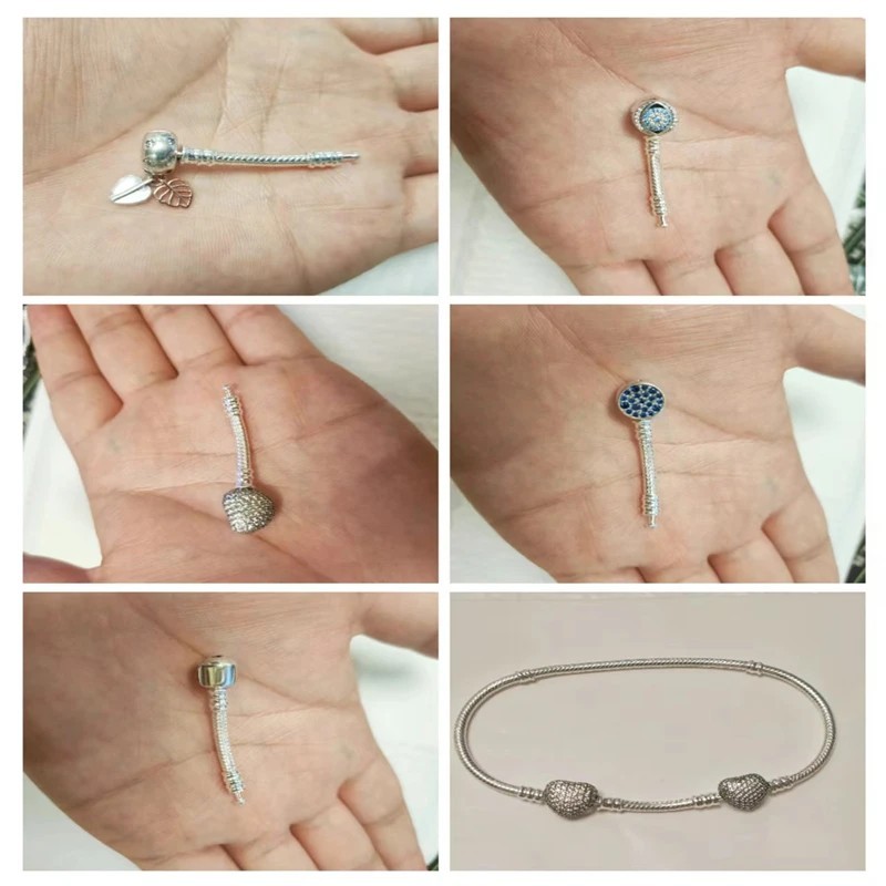 925 Sterling Silver Bracelet Extender Chain Charm Bead Connector