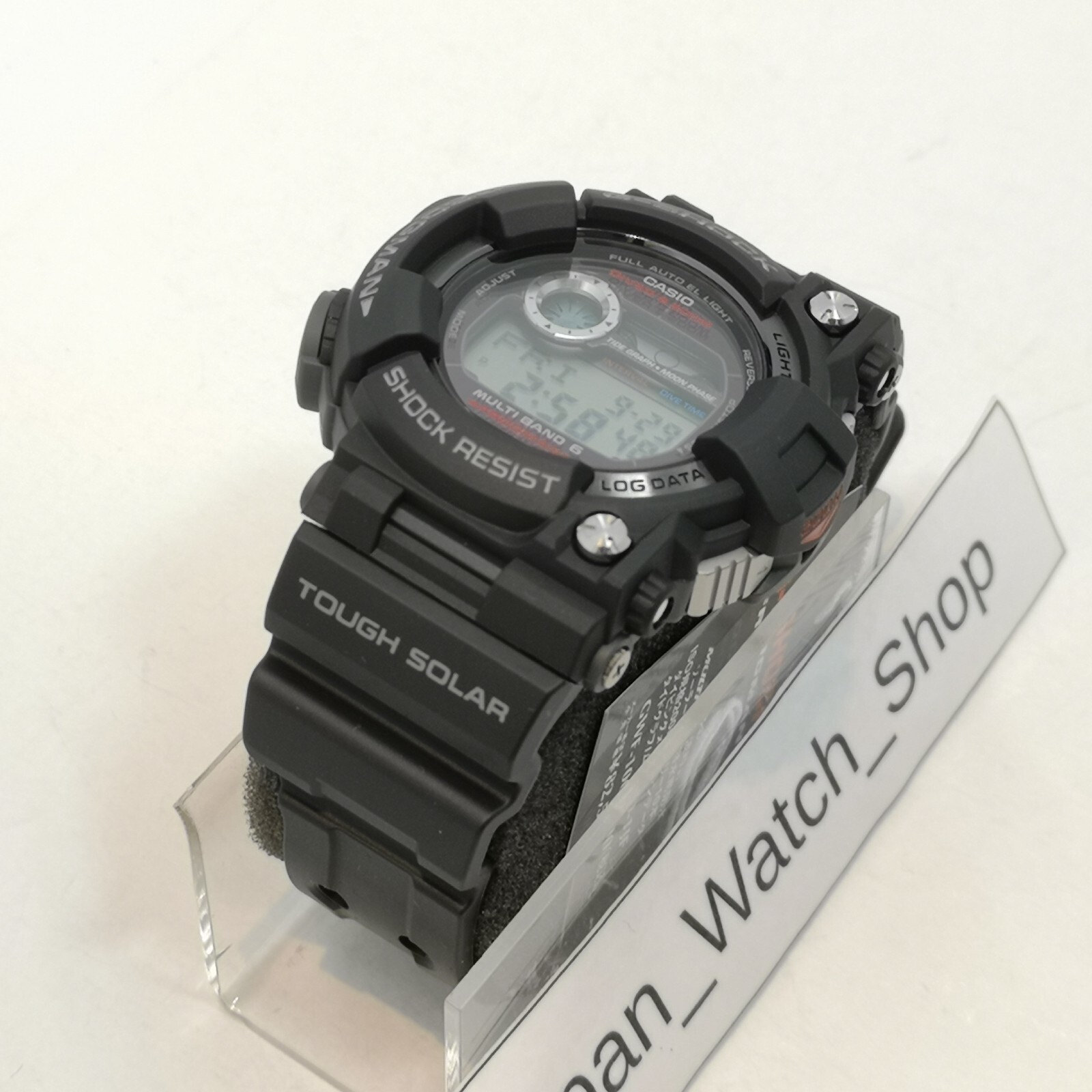 CASIO G-SHOCK FROGMAN GWF-1000-1JF Black Red Multiband 6 Men’s Watch New in Box