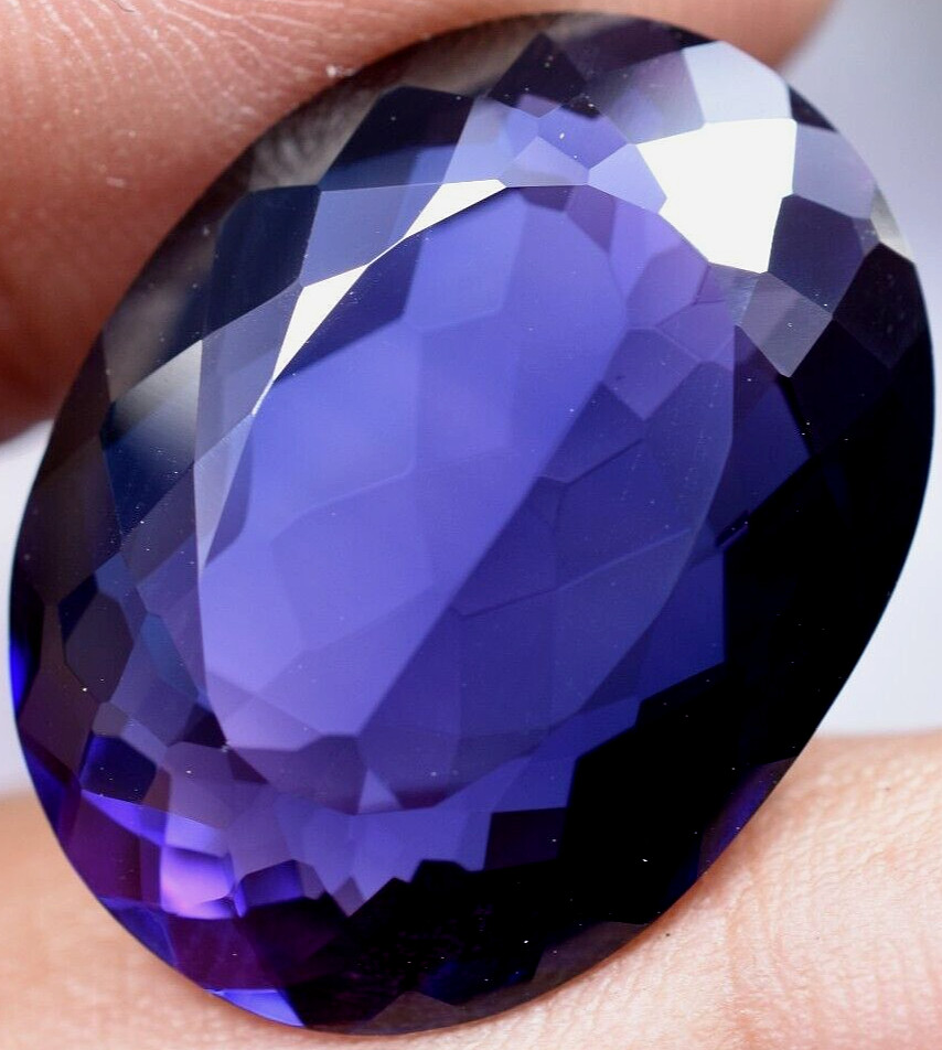 Natural 30.00 Ct Boysenberry Sapphire GGL Certified fabulous Loose Gemstone