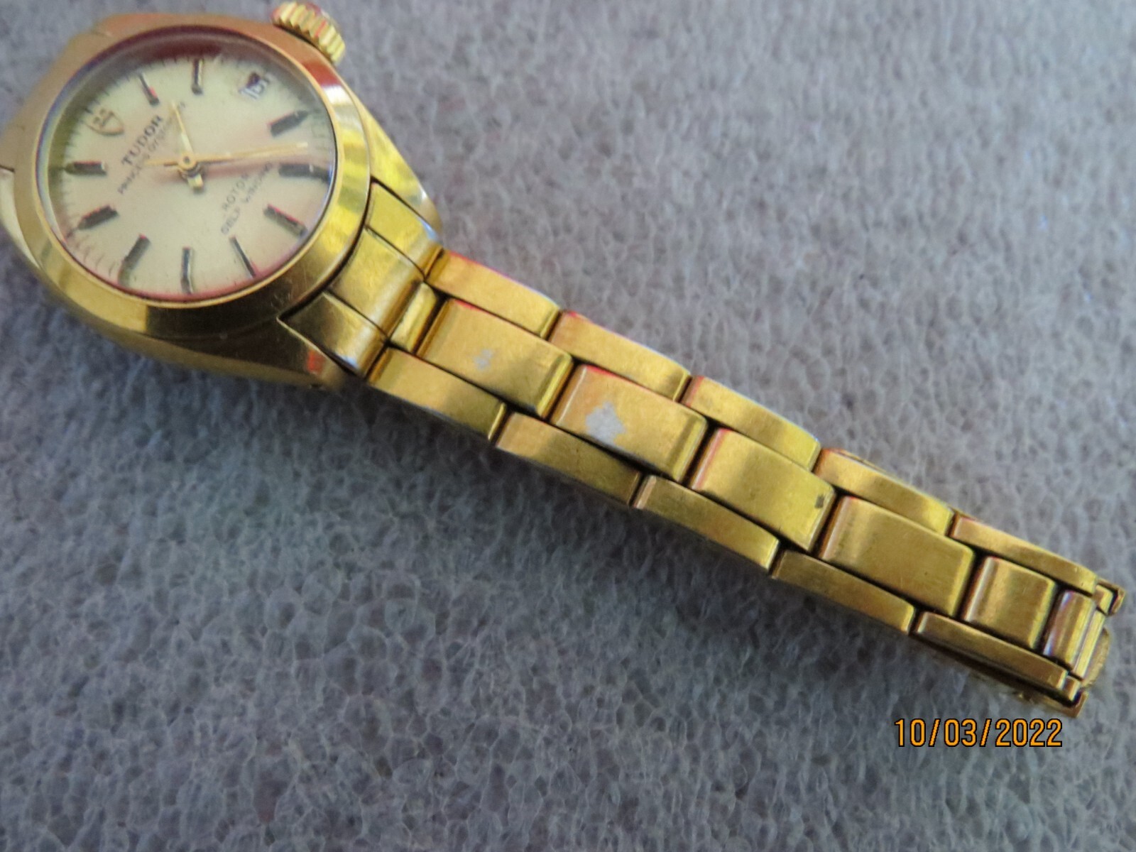Vintage 1984 Tudor Princess Oyster cal.2671 ref.7604 Gold Plated Ladies Watch