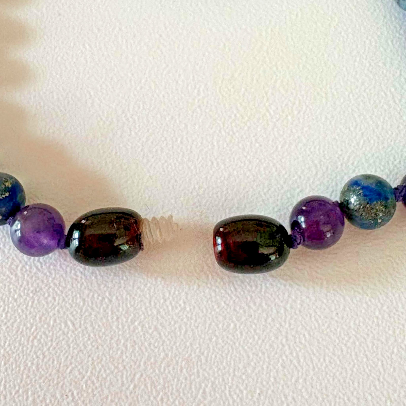 Baltic Essentials ADHD “AMETHYST- LAPIS LAZULI” Necklace 14″ Age 5-12 Years.