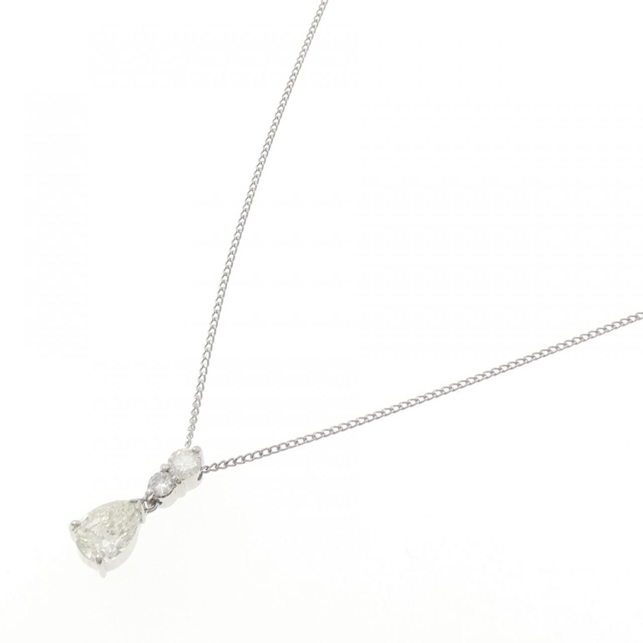 Authentic PT1000 Diamond Necklace 1.064CT #230-000-654-7027