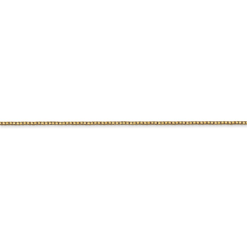 14k Yellow Gold 0.90mm Solid Box Chain w/ Lobster Clasp 14″ – 30″