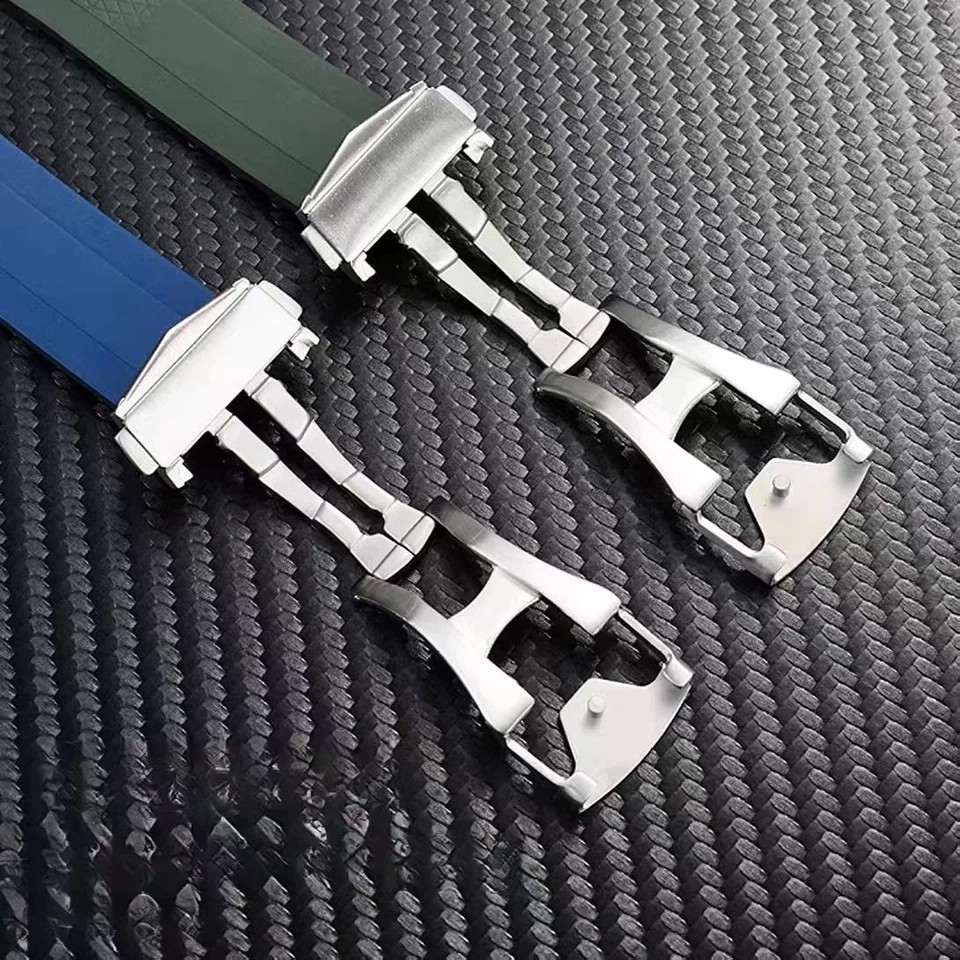 21mm Fluororubber Strap Band Fits Longines CONQUEST Series L3.781 782 742