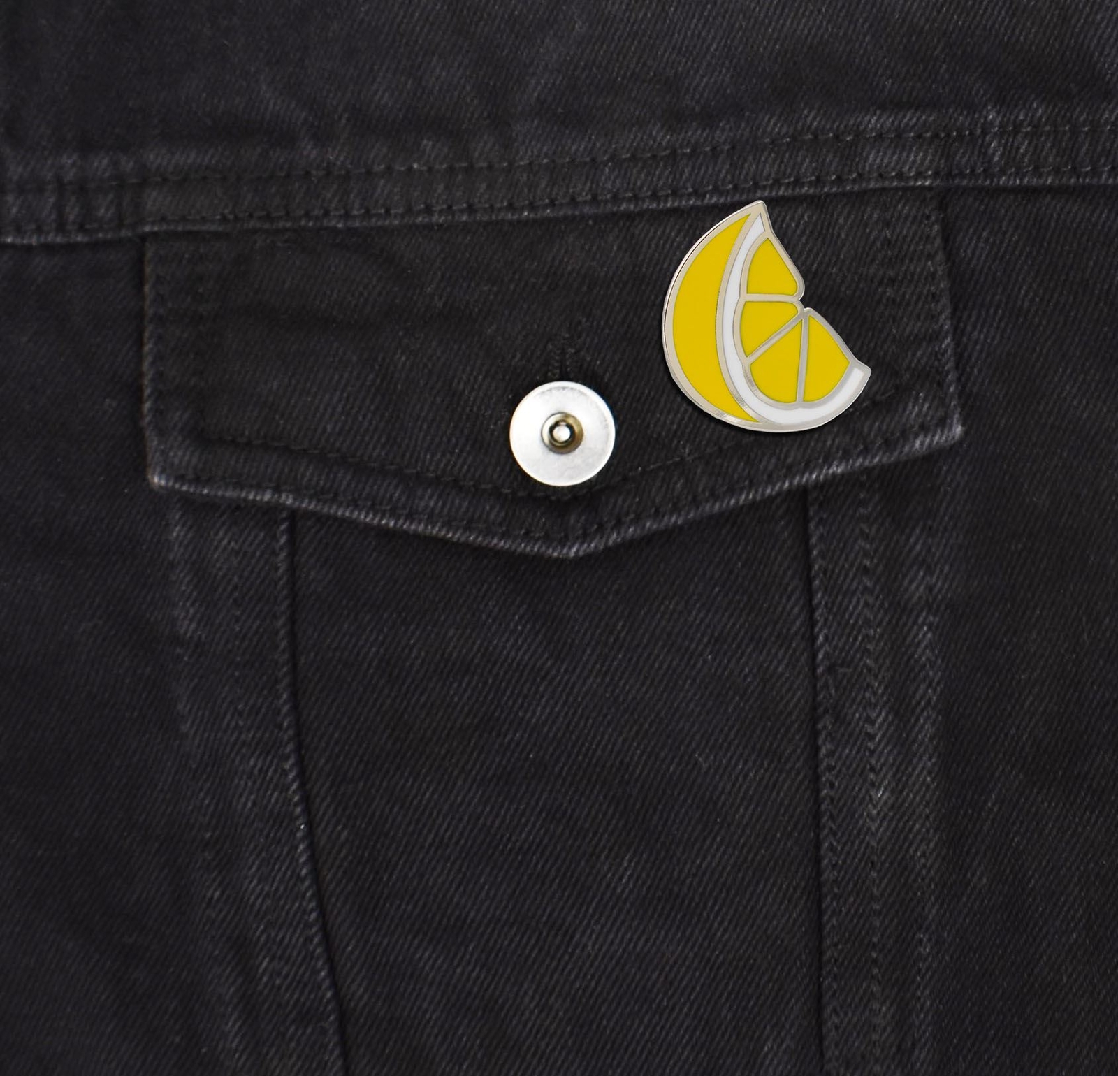 Lemon Slice Enamel Pin