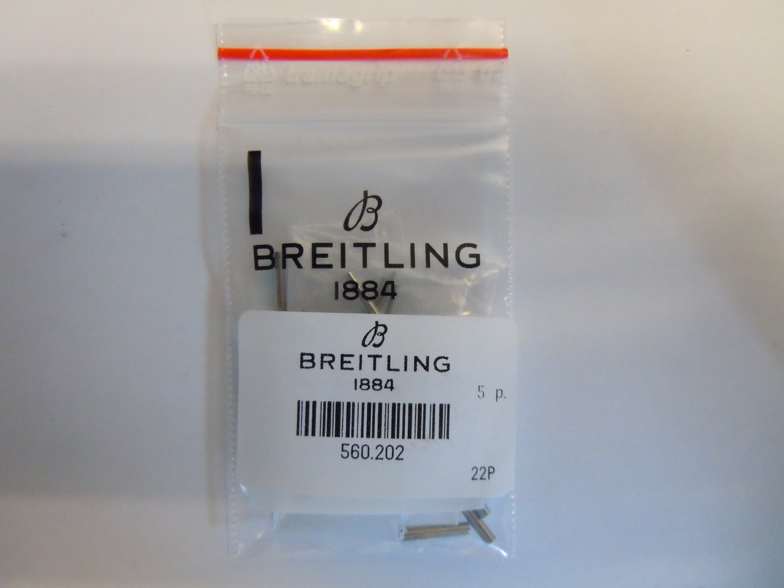 Genuine Breitling Pin & Tubes for Rouleaux Bracelet 19mm and 20mm part 560.202