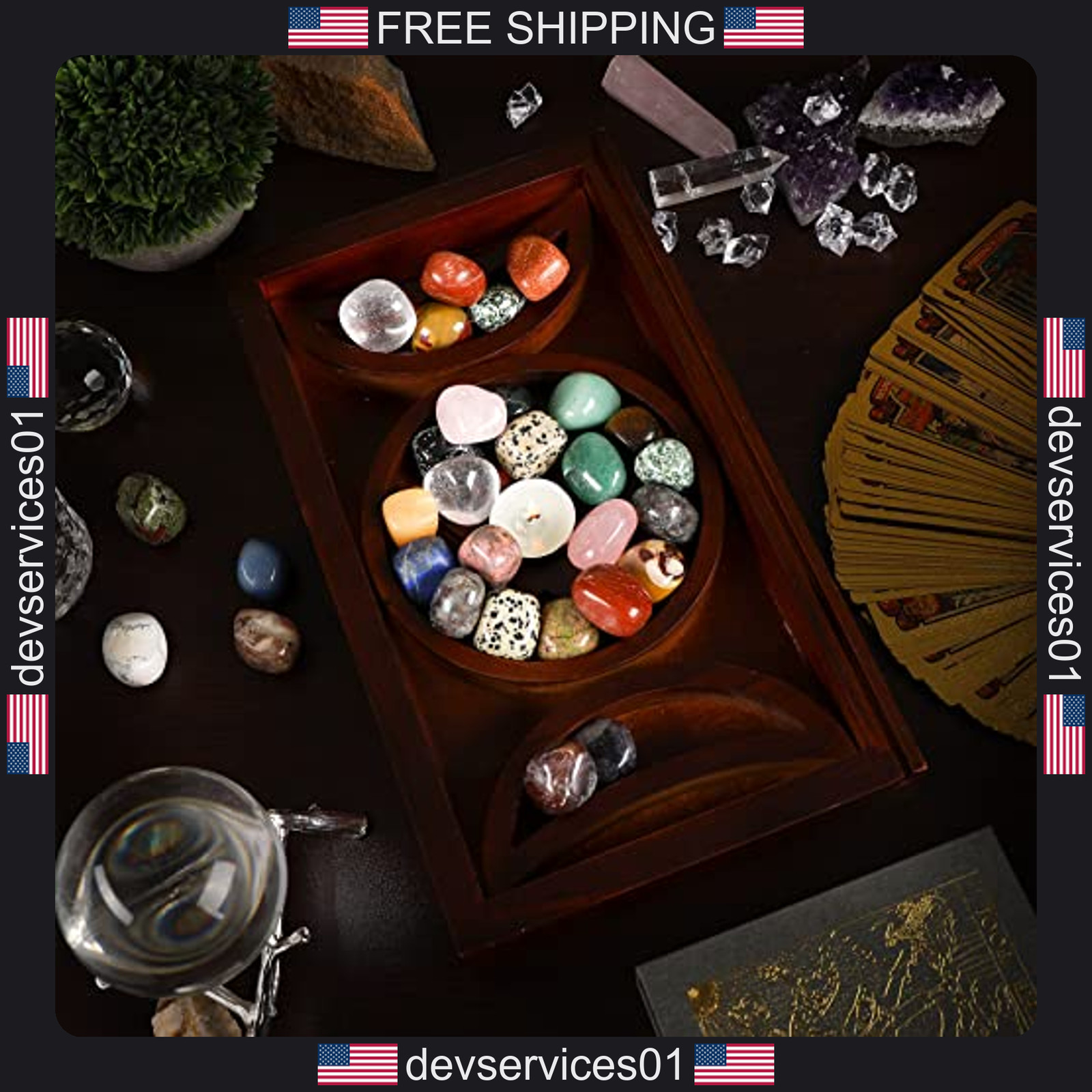 20 Pack Natural Tumbled Gemstones for Healing and Jewelry