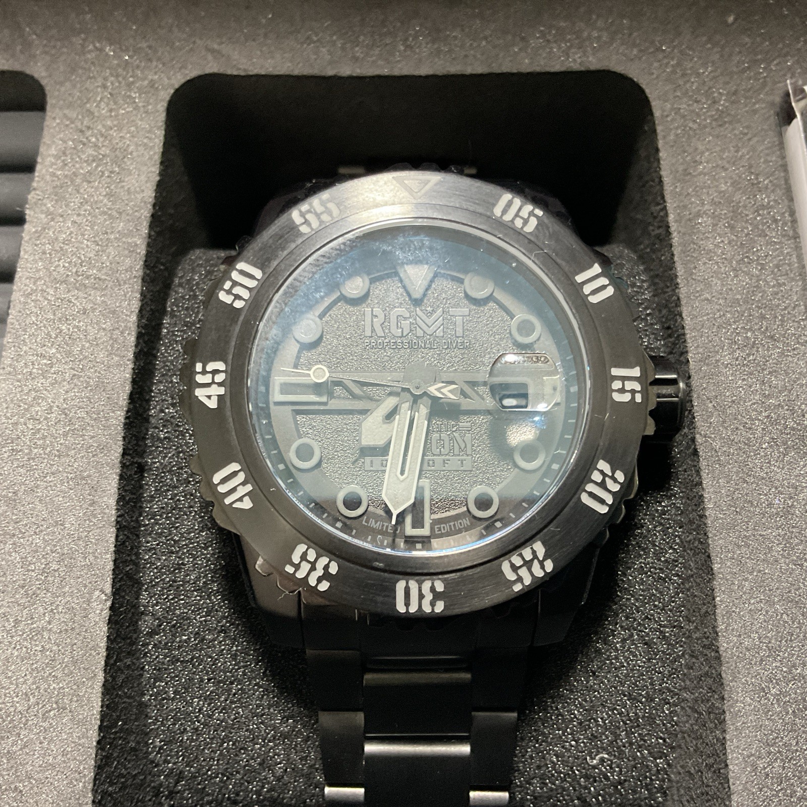 RGMT OHIO AUTOMATIC ALL BLACK LIMITED EDITION 46mm Watch RG-8034-66