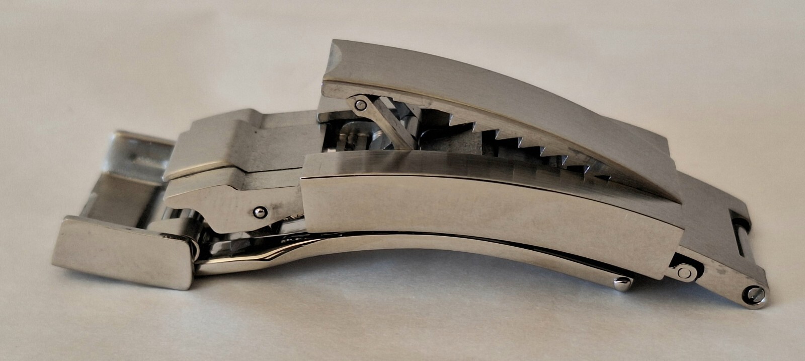 GLIDE-LOCK BUCKLE CLASP S/S SAFETY FLIP FOR ROLEX SEA-DWELLER DEEPSEA USA SHIP