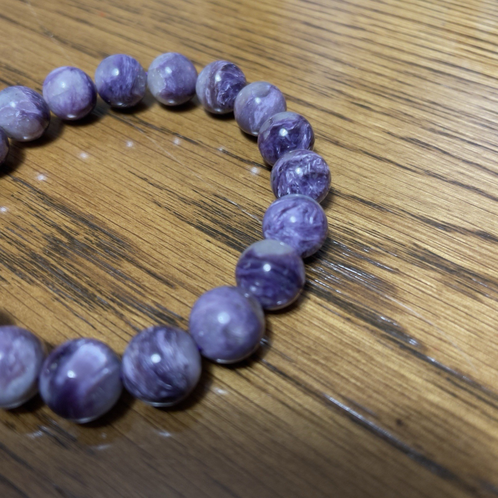 Natural Top Quality Russia Charoite Bracelet 10mm Free Shipping Women’s Jewelry