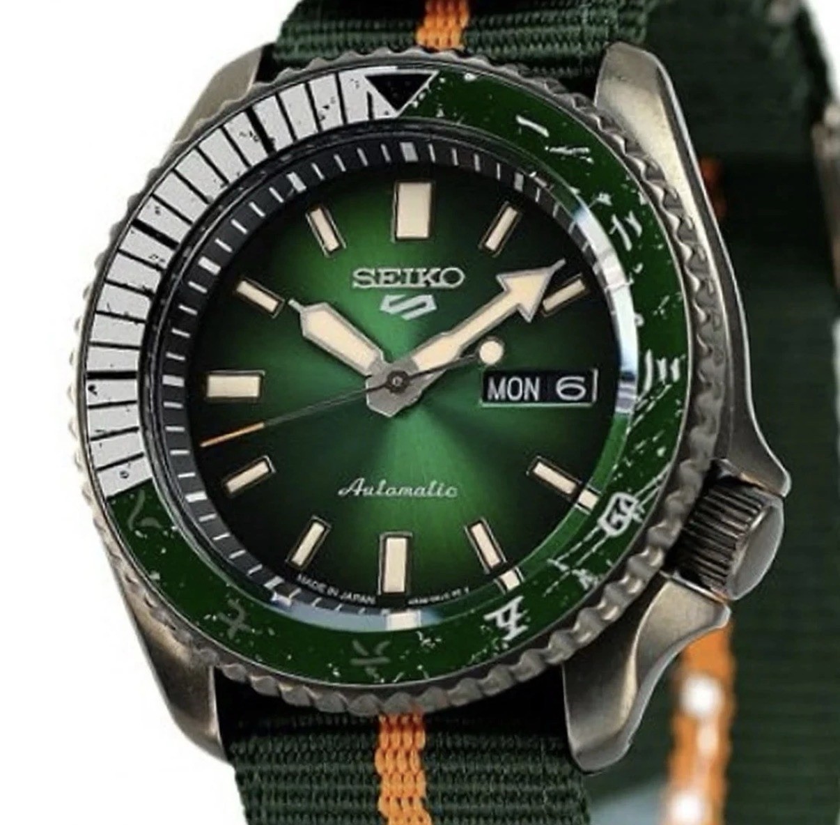 Seiko 5 Sport NARUTO & ROCK LEE SRPF73K1 SRPF73 Automatic Limited Edition