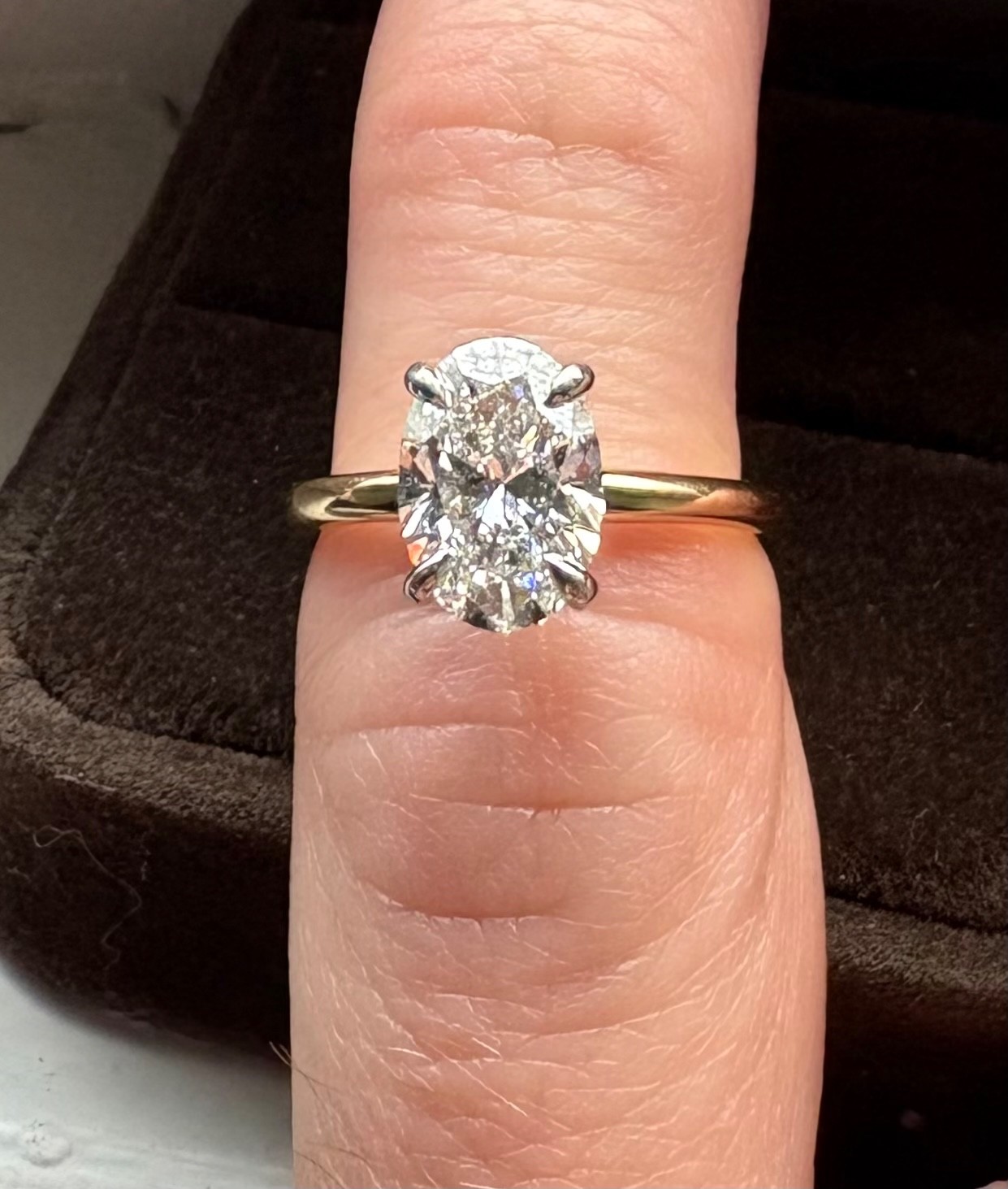 Lab Grown Diamond Engagement Ring Size 5