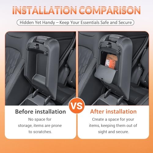 TACORBO Center Console Hidden Storage Box Compatible with Kia Sportage 2023