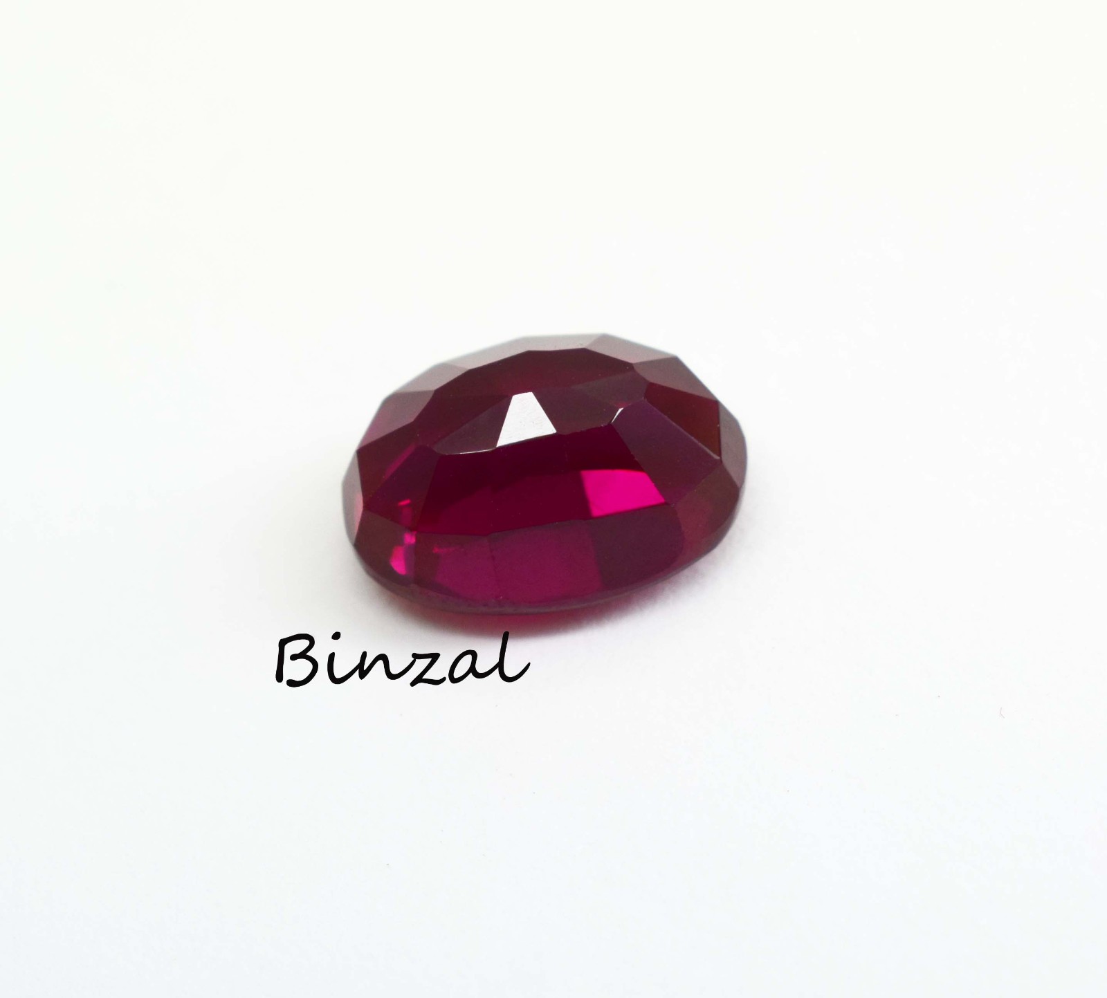 10Ct Pinkish Red Ruby Oval Cut Loose Gemstone Burma Myanmar Ruby Inspired Stone