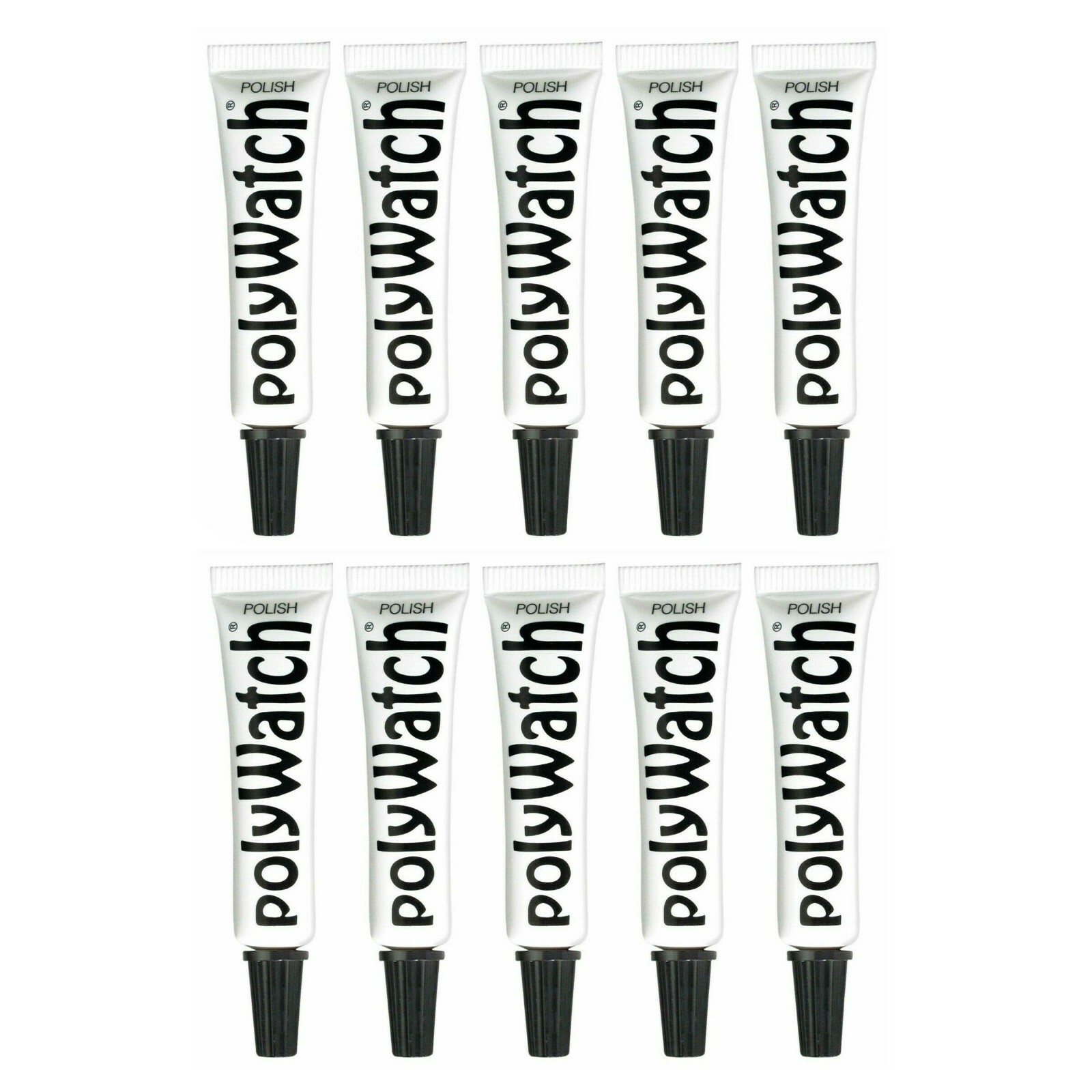 10 PK POLYWATCH Scratch Remover Polish Watch Plastic / Acrylic Crystal Glass 5g