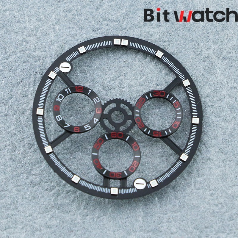 28.5mm 4130/4802 movement Skeleton dial suitable for 38.0mm carbon fiber case