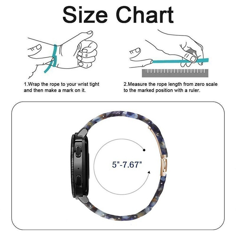 Resin Watch Band Strap Bracelet Metal Buckle For Fitbit Versa 1 2 & Versa Lite