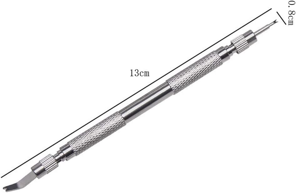 5-Piece Spring Bar Tool Set for Effortless Watch Band Replacement in Silver