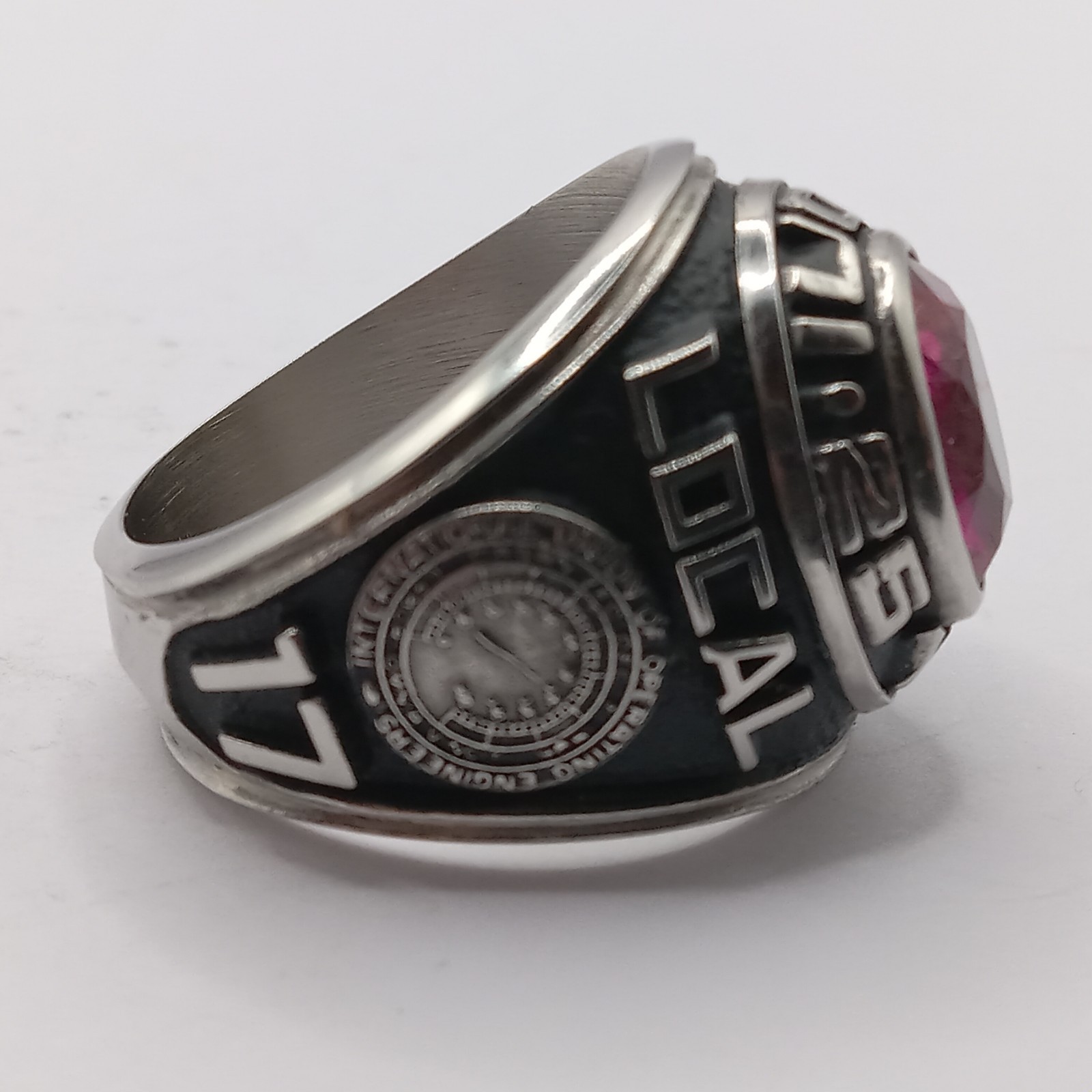 Men’s IUOE Engineers Local 17 “25 Years” Service Ring Sz 10