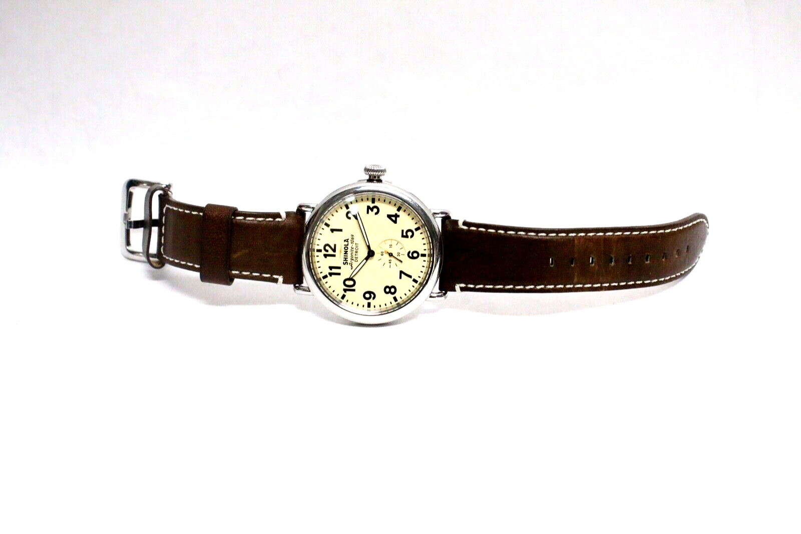 Shinola Runwell 47mm Watch S0110000039 Shinola Argonite -1069 cream dial 47mm