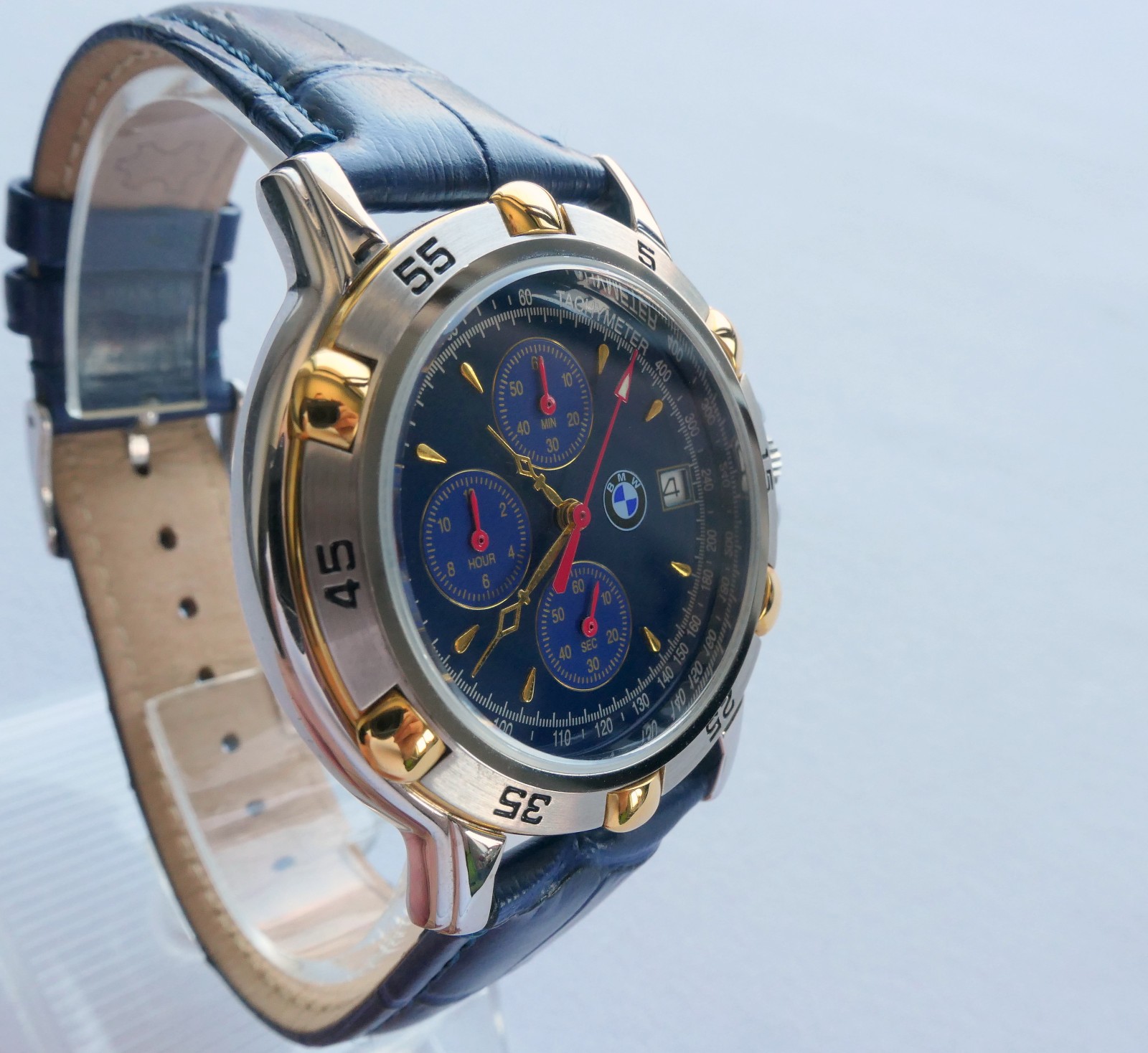 BMW Classic Retro Sport Car Accessory Design Made in Germany Watch Chronograph