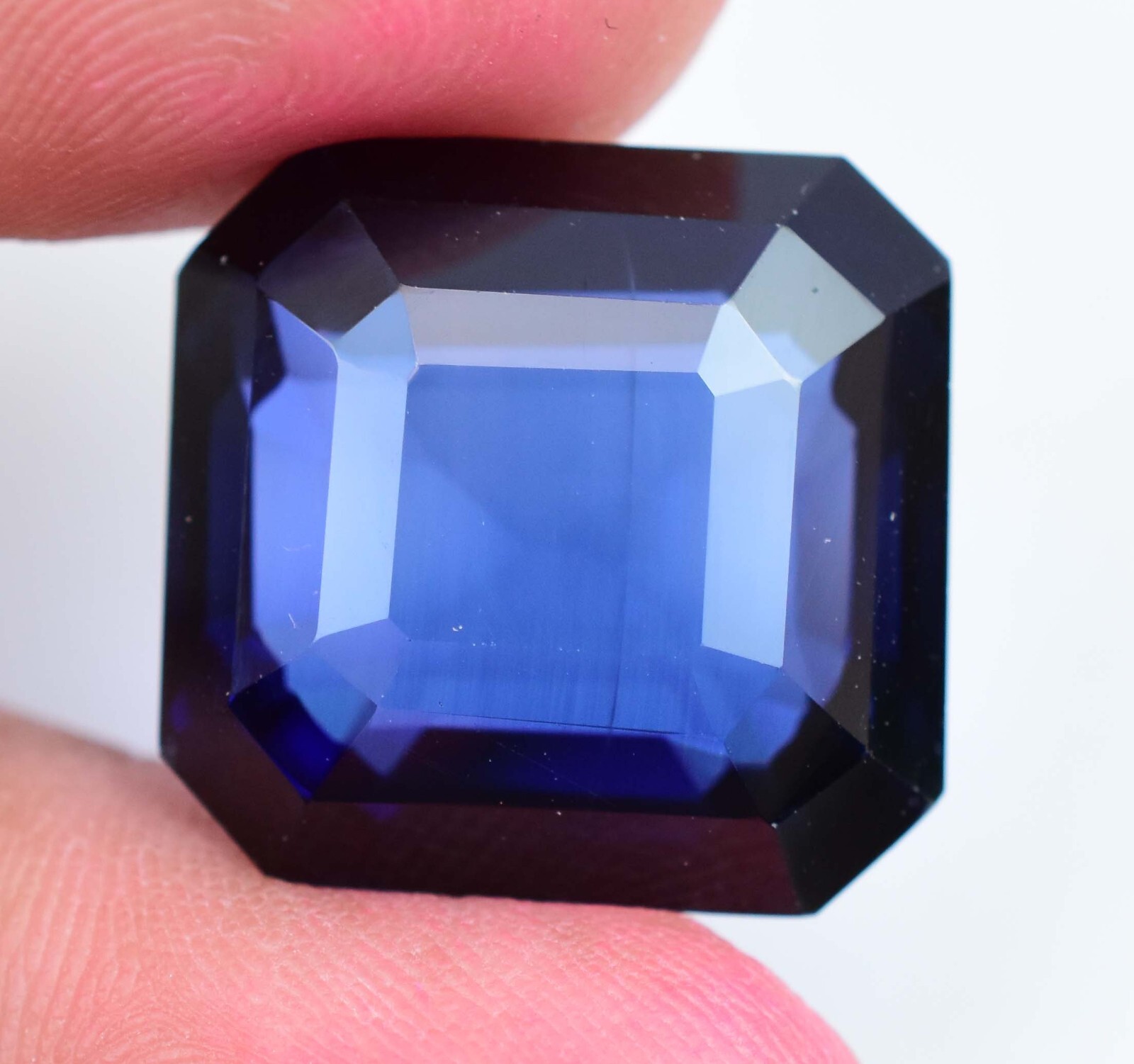 34.45 Ct Natural Kashmiri Blue Sapphire Octagon STUNNING Certified Gemstone