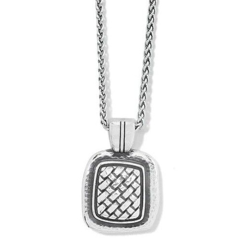 NWTag Brighton FERRARA ARTISAN SQUARE Pendant Necklace MSRP $68