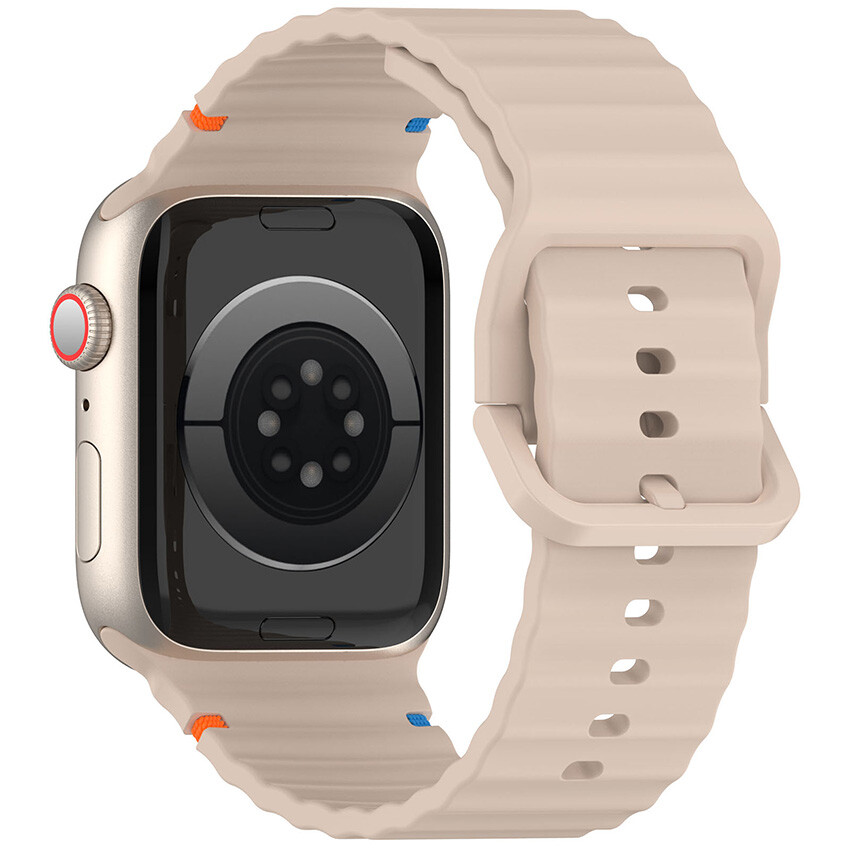 Silicone Watch Strap 42mm 44mm 45mm 49mm For iPhone Watch 1/2/3/4/5/6/7/SE/Ultra