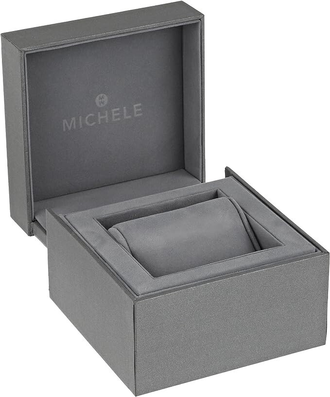 New Michele Serein 12 mm Petite Diamond Watch Two Tone Bracelet MW21E01A1025