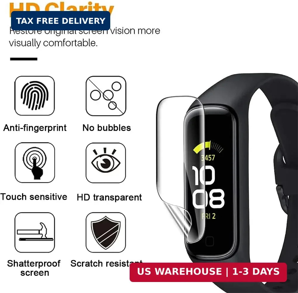 Lustre 6 Pack Replacement Bands Compatible with Samsung Galaxy Fit 2 SM-R220 for