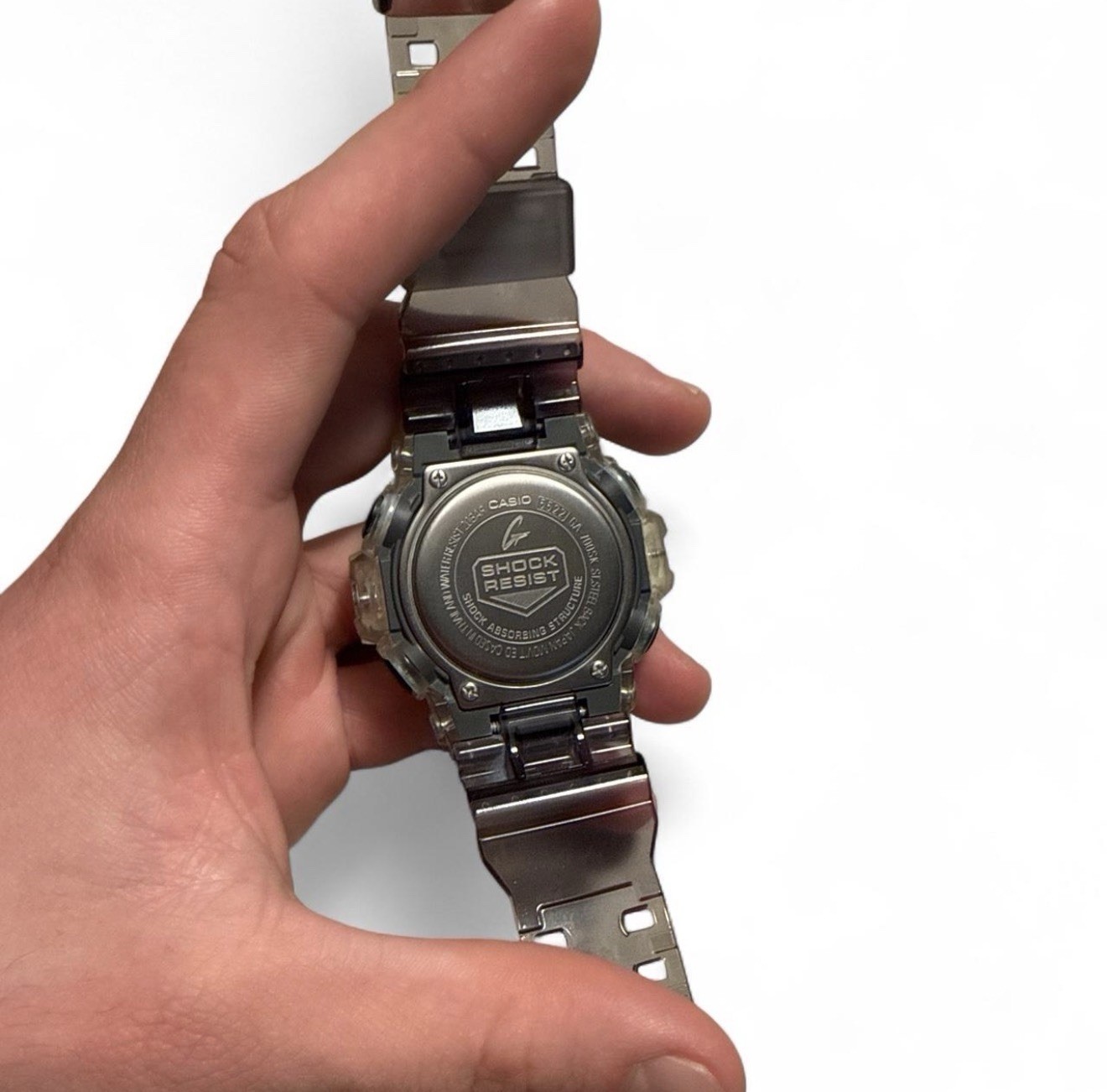 Casio G-Shock GA700SK Semi-Transparent Gray/Clear Resin Watch