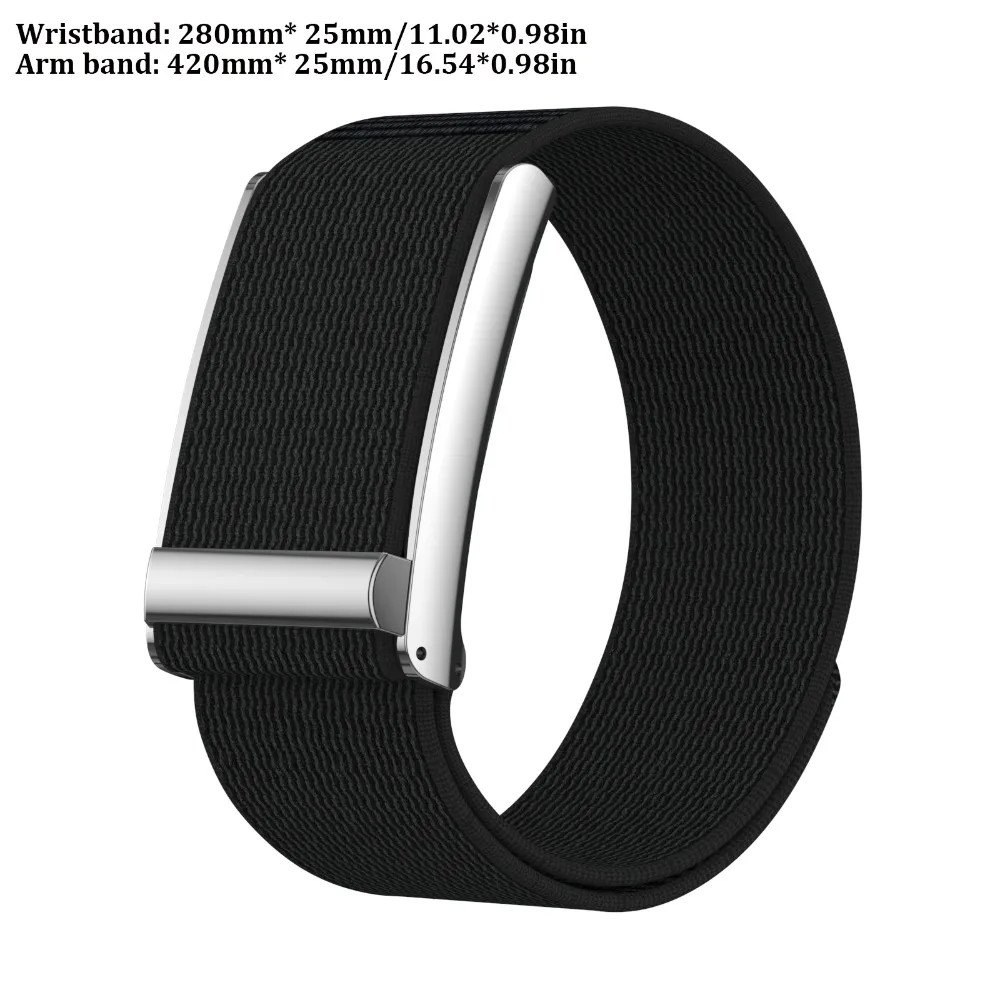 Nylon Adjustable Sports Bicep Arm Band+Metal Bumper Case For Whoop 5.0/5.0 MG
