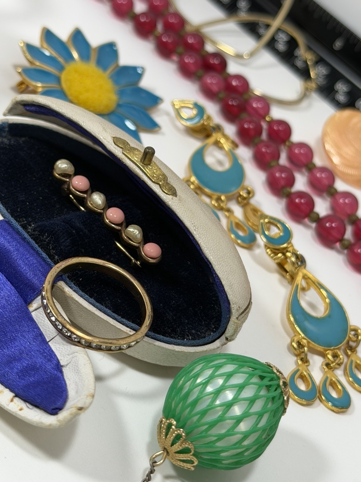 High End Vintage Jewelry Lot 18k HGE Sarah Cov Midas Turkey 925 Germany Lisner