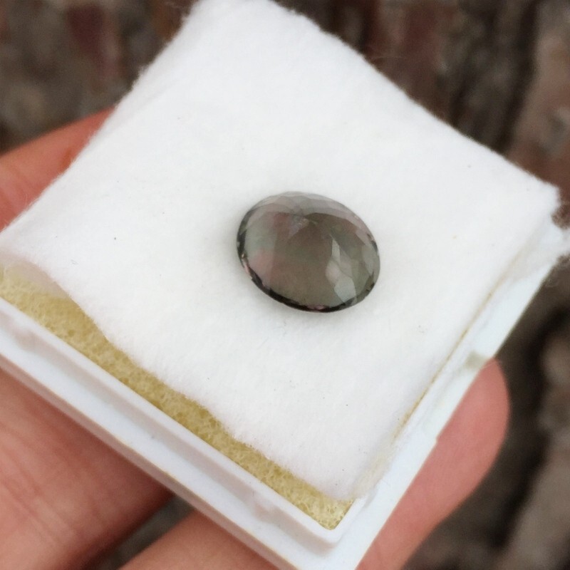 Unusual Collectors Color Natural Brazil Tourmaline 4.60 carats GLI